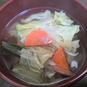 ローズマリーの簡単野菜スープ